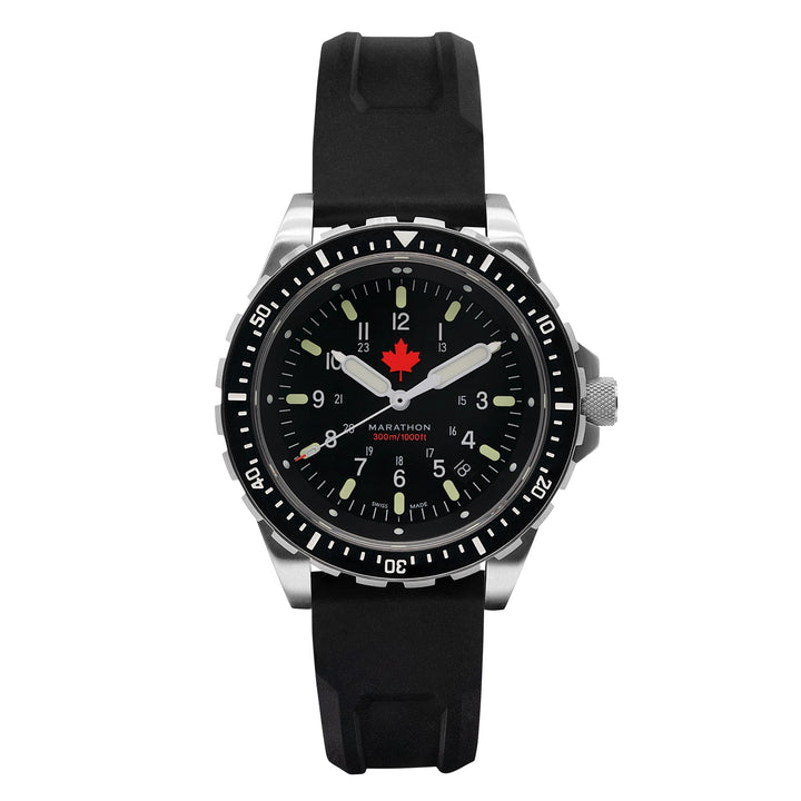 46mm Red Maple Jumbo Diver's Quartz (JSAR) MARATHON