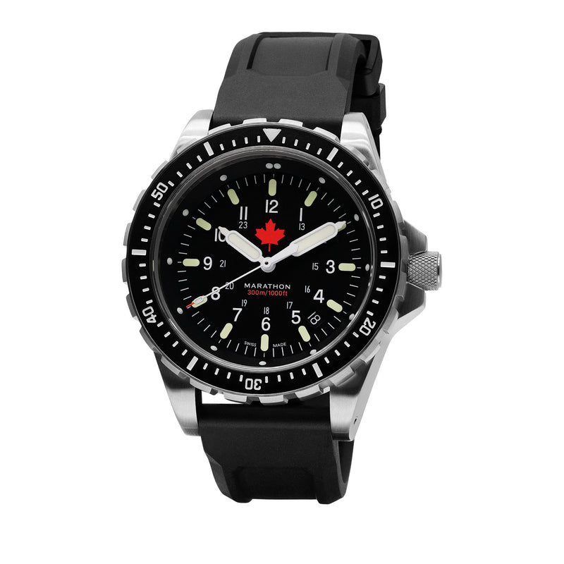 46mm Red Maple Jumbo Diver's Quartz (JSAR) MARATHON