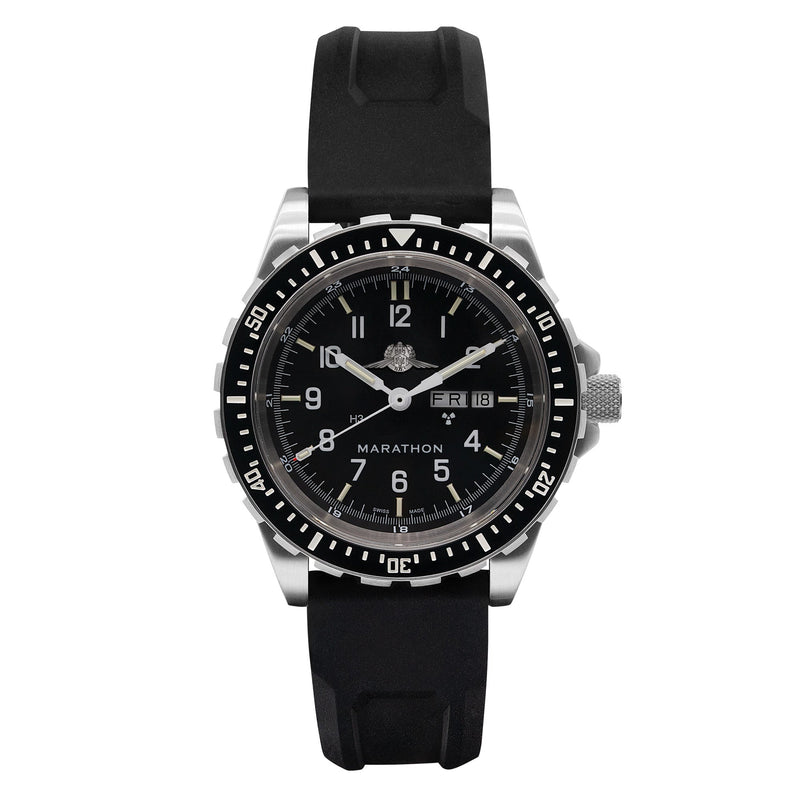 46mm Official IDF YAMAM™ Jumbo Day/Date Automatic (JDD) MARATHON