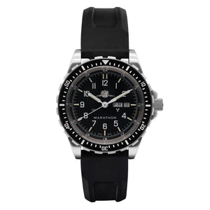 Dive SS/BKSS 3PC RUBBER (WW194021SS-0730) | Black Dial