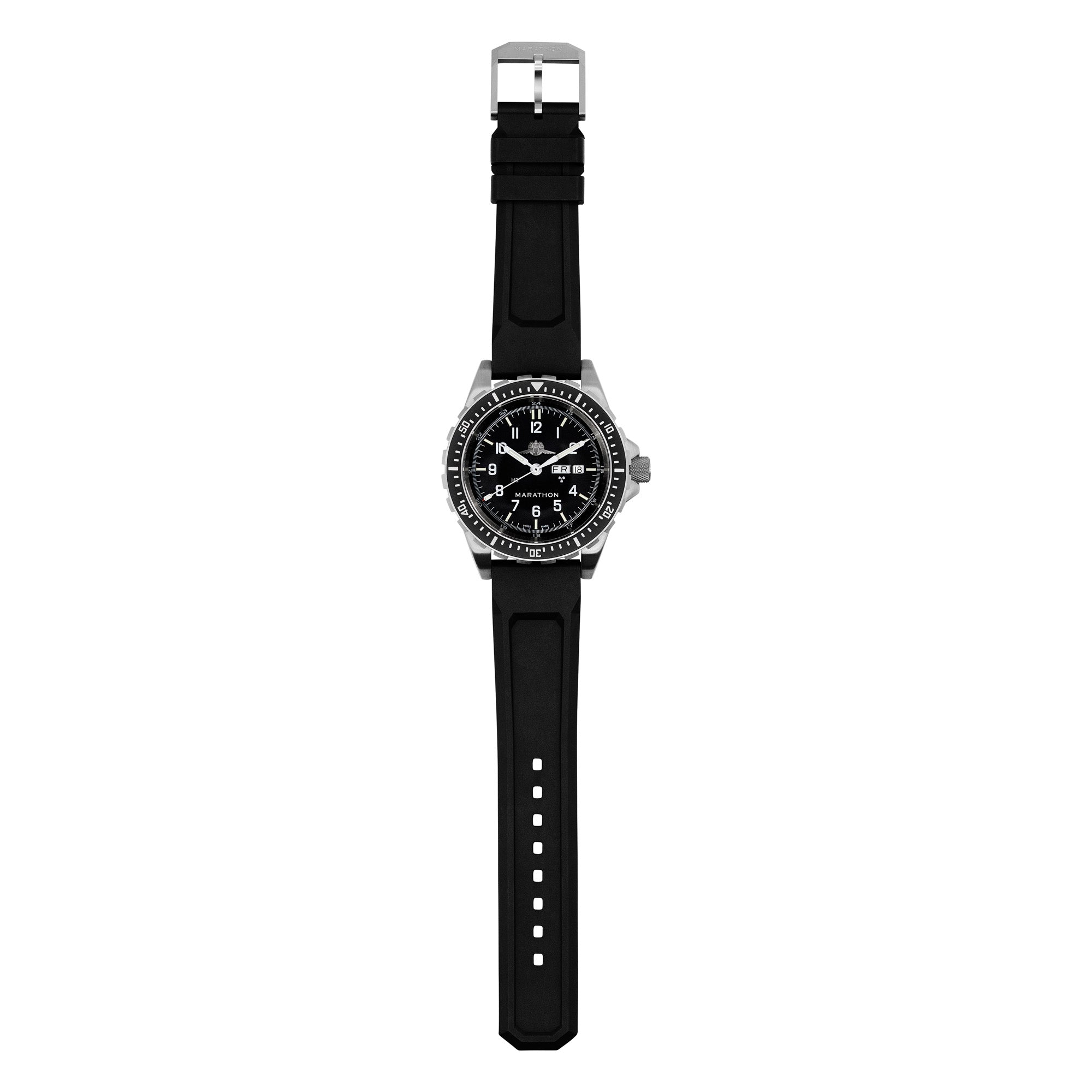 46mm Official IDF YAMAM™ Jumbo Day/Date Automatic (JDD) MARATHON