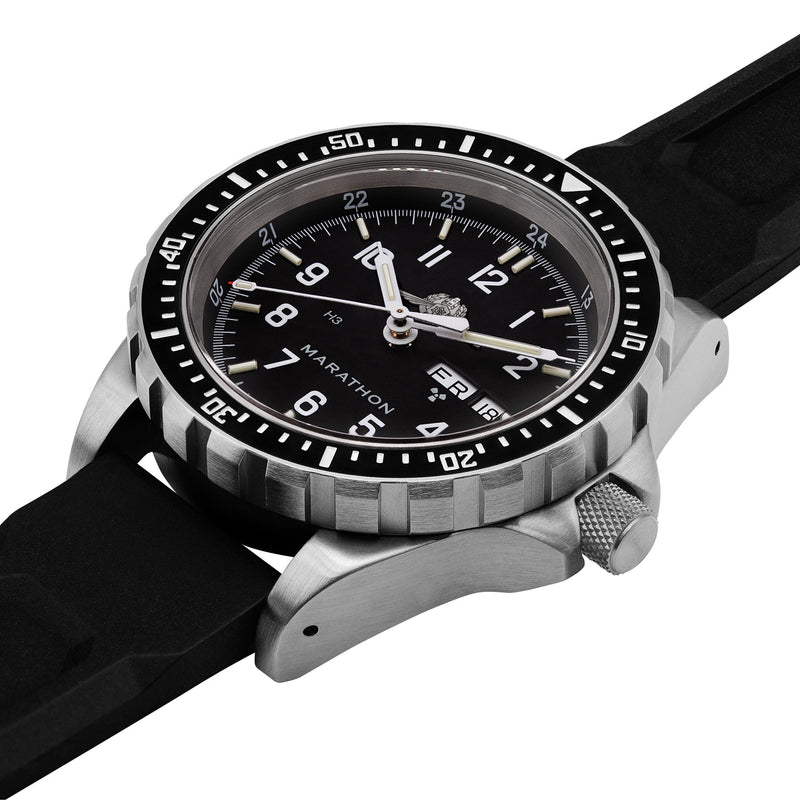 46mm Official IDF YAMAM™ Jumbo Day/Date Automatic (JDD) MARATHON