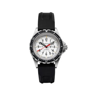 Divers Auto Medium Search and Rescue White NGM/Rubber | Arctic White Dial