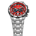 Chrono Bike Red / Stainless steel Red Dial