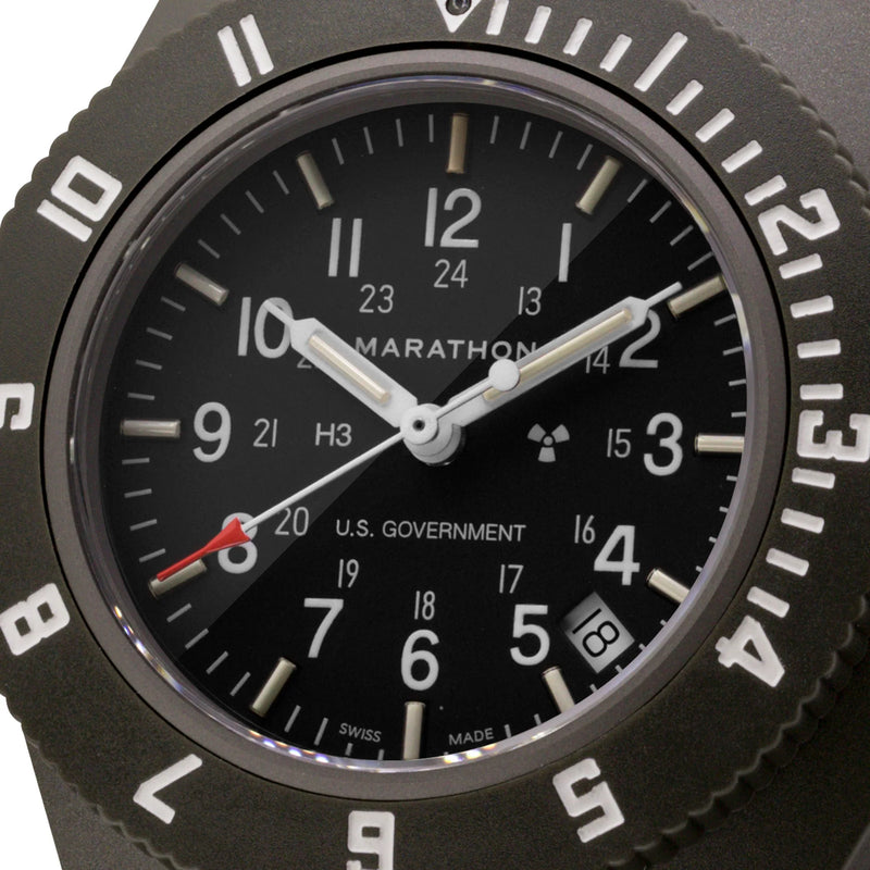 Navigator Quartz with Date Black US Gov/Def Std | Matte Black Dial