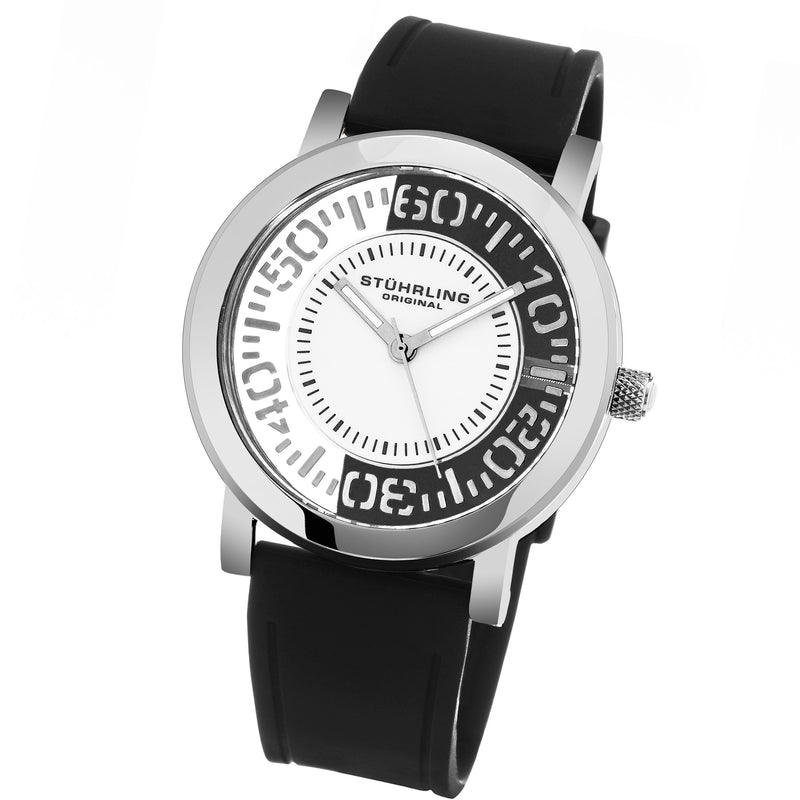 Symphony Silver/Silicone/White Dial/Silver Case | White Dial