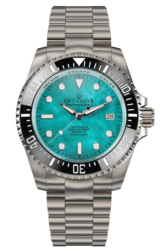 Titanium Deep Marine Explorer II – Aqua Dial – Watch Gang