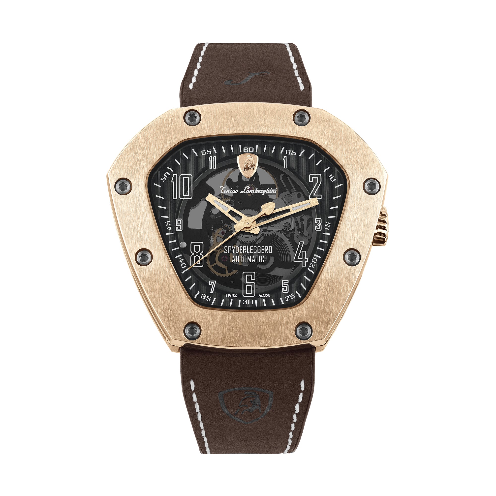 Spyderleggero Skeleton ROSE GOLD (Extended Ship Time from Switzerland) Black Dial