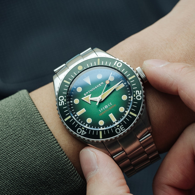 Spence 300 Green Dial / Stainless Steel | Green Dial