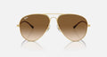 OLD AVIATOR UNISEX / ARISTA / CLEAR GRADIENT BROWN