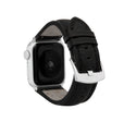 Classic Leather Buffalo Pattern Band for Apple Watch Ultra & Series 8/7/6/5/4/3/2/1/SE Black (42mm | 44mm | 45mm | 49mm) |  Dial