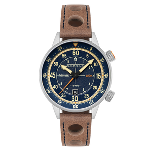 Rally Timer Automatic Blue / Leather | Blue Dial