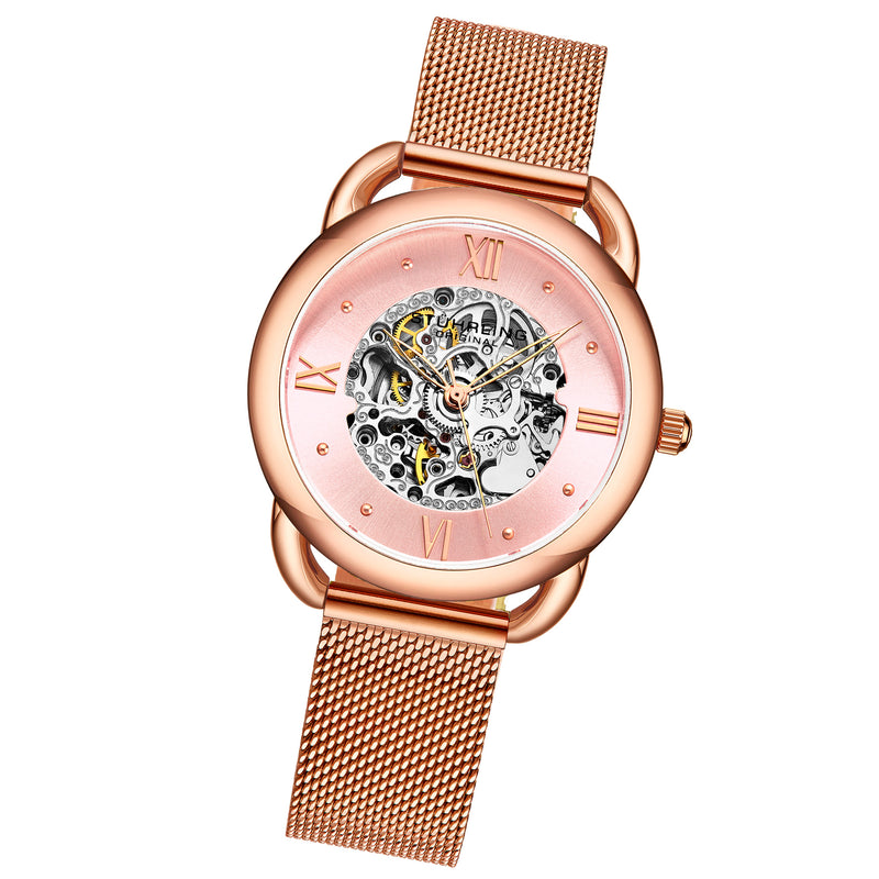 Legacy-3990m.4 Rose Gold Stainless Steel | Salmon Dial