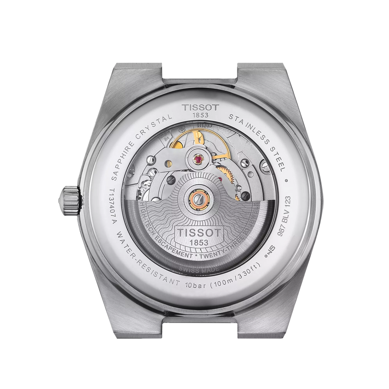 PRX Powermatic 80 40mm Blue Gradient / Stainless Steel | Ice blue chameleon Dial