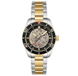 Croft 42 Skeleton Automatic Black / Two-tone Stainless Steel | Black Dial