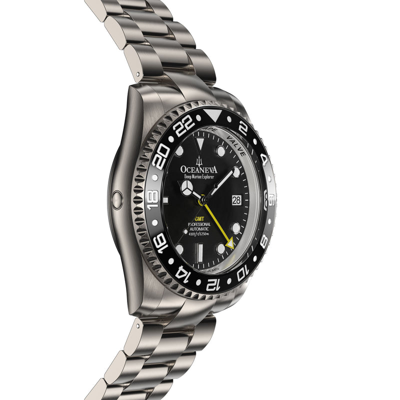 Seiko NH34 Titanium Automatic GMT 1250M Deep Marine Explorer II