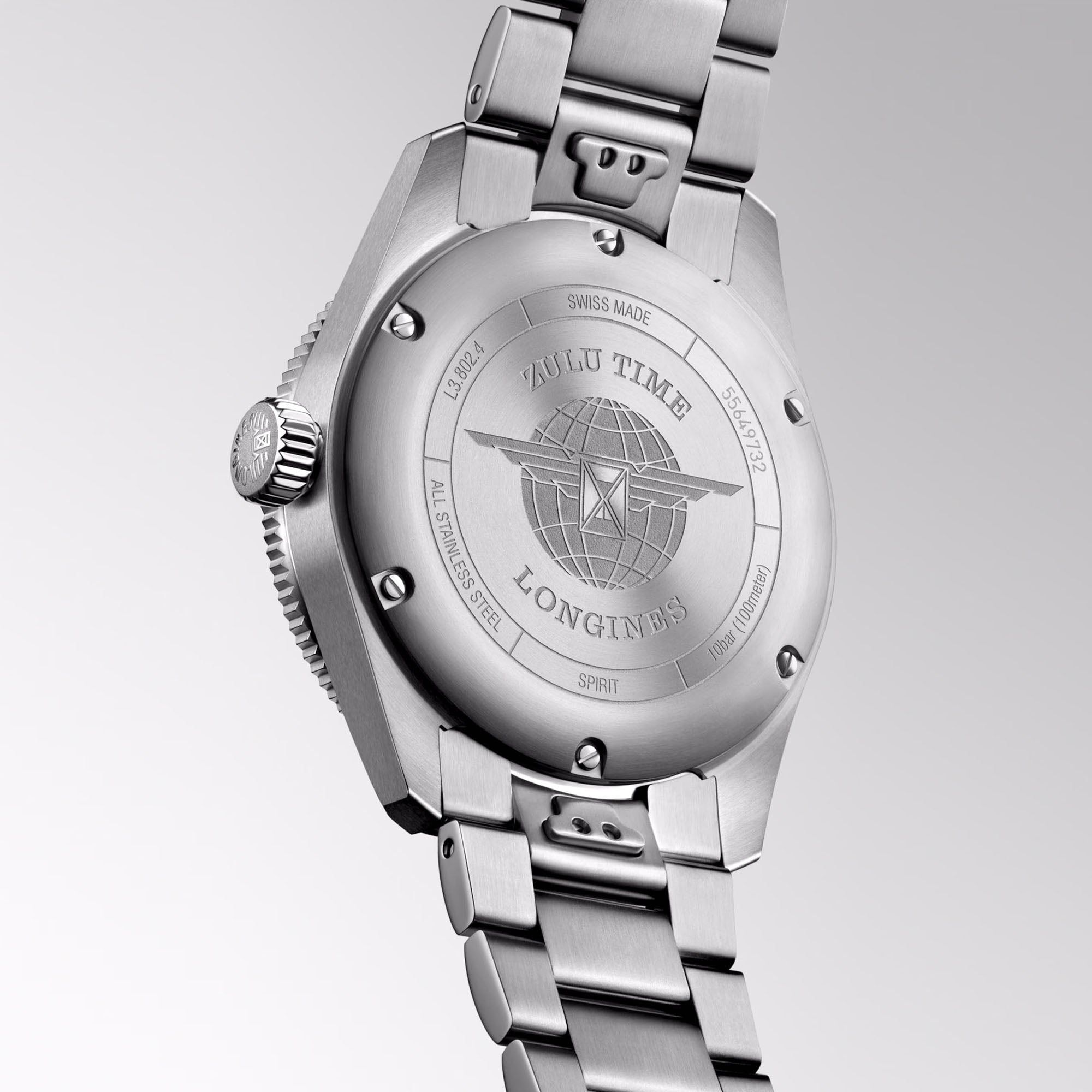 Spirit Zulu Black / Stainless Steel | Black Dial