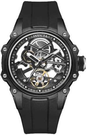 S1 Rally 43mm / Black / White | Black Dial