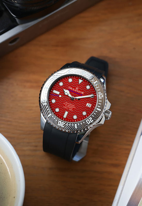 Deep Marine Explorer VI 6000m Grade 5 Titanium 6000m/RedDial | Red Dial