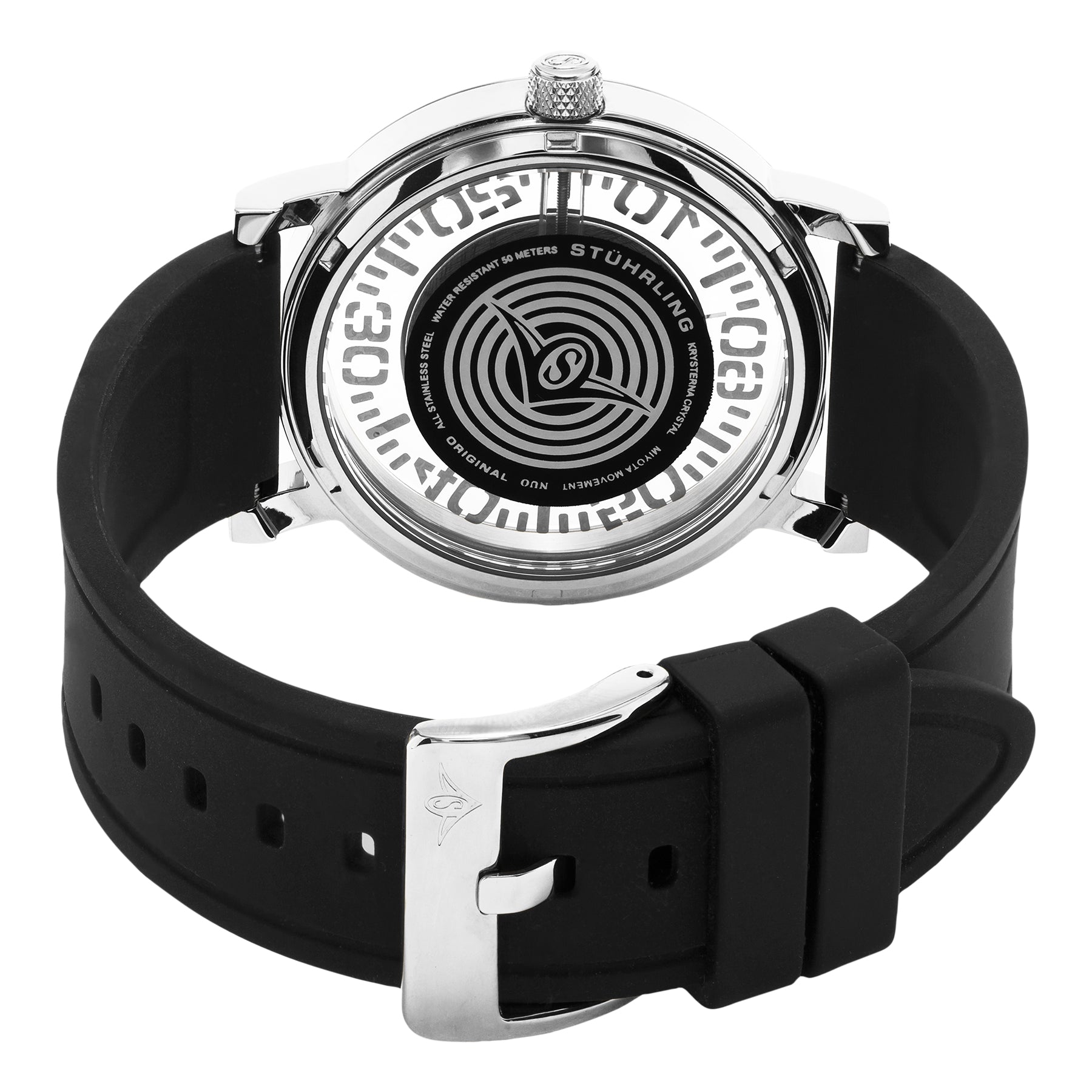 Symphony Silver/Silicone/White Dial/Silver Case | White Dial