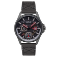 Hawker Harrier Farley Multifunction Quartz Black / Leather | Black Dial