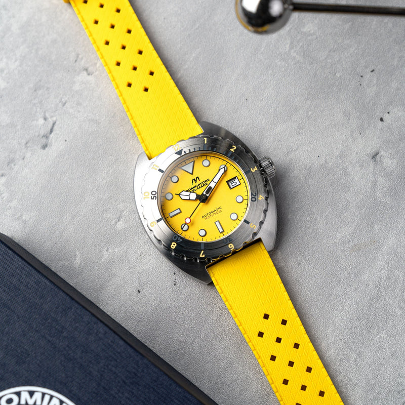 Amalfi Automatic Yellow / Yellow Silicone | Yellow Dial