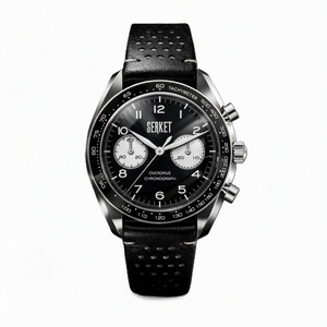 Overdrive Chronograph Phantom Black Black & White Dial
