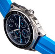 Sonar with Date Light Blue | Black Dial