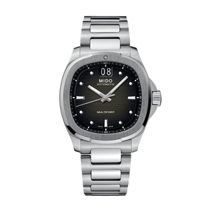 Multifort TV Big Date Black / Stainless Steel Black Dial