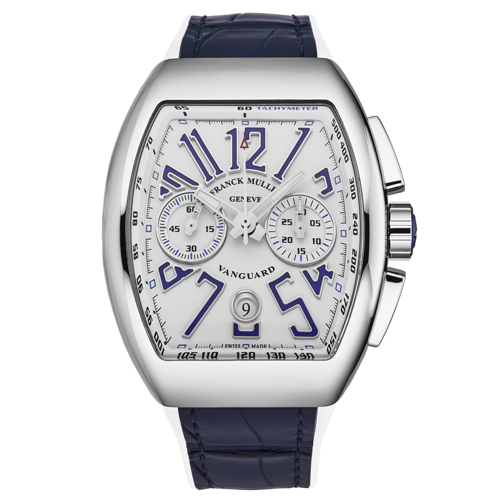 Vanguard 45CCWHTBLU-2 / White | White Dial