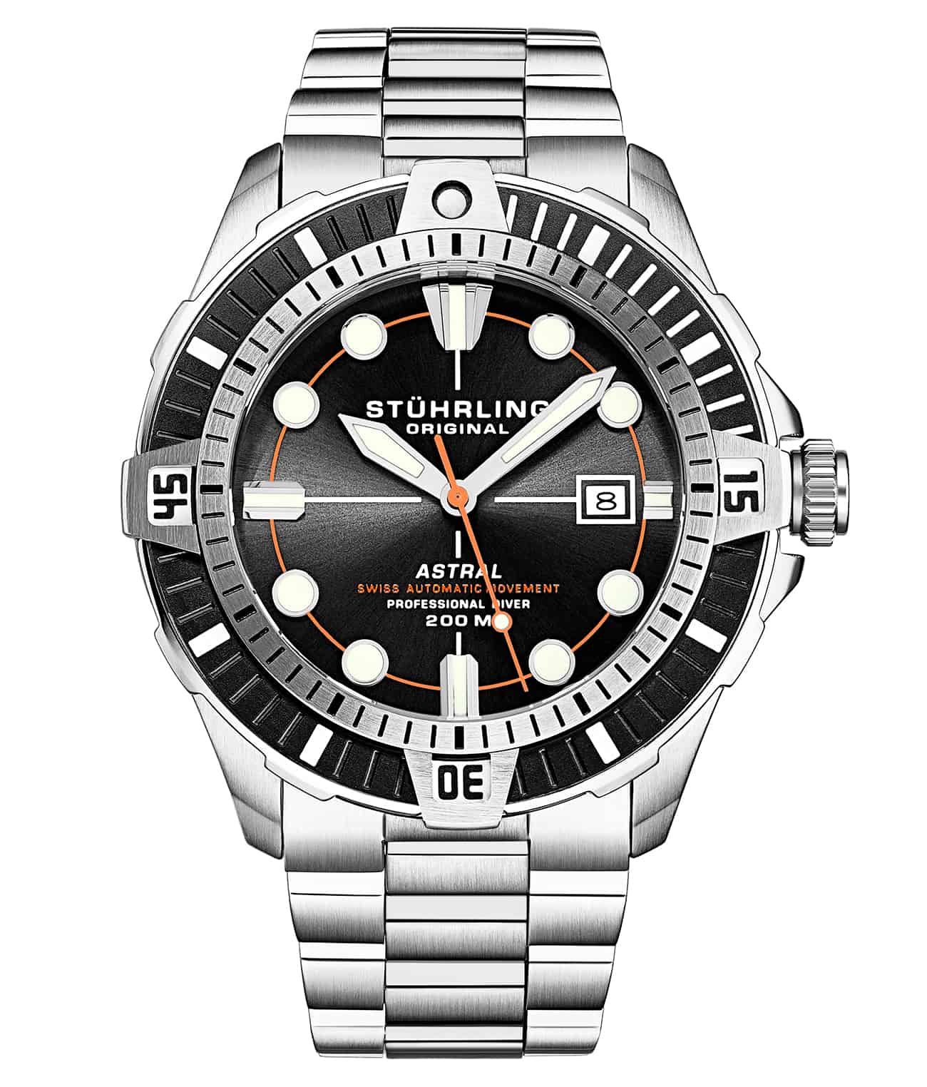 Astral Silver/Stainless /Black Dial | Black Dial – Watch Gang