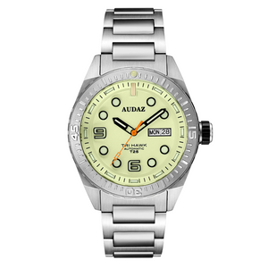 Tri-Hawk Tritium Green with Luminous Glow Green Dial