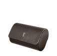 Longitude 2-slot Watch Roll Brown / Leather