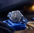 Diver 200M Automatic Bracelet Diving Watch - Blue | Black Dial