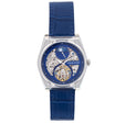 Daxton Semi Skeleton Blue | Blue Dial