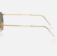 ROUND FLAT LENSES MENS / ARISTA - CRYSTAL GREEN |  Dial