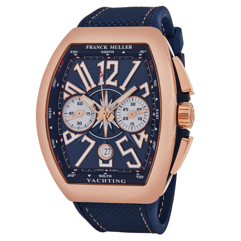 VanguardYACT 45CCYACHTGLD / Blue | Blue Dial