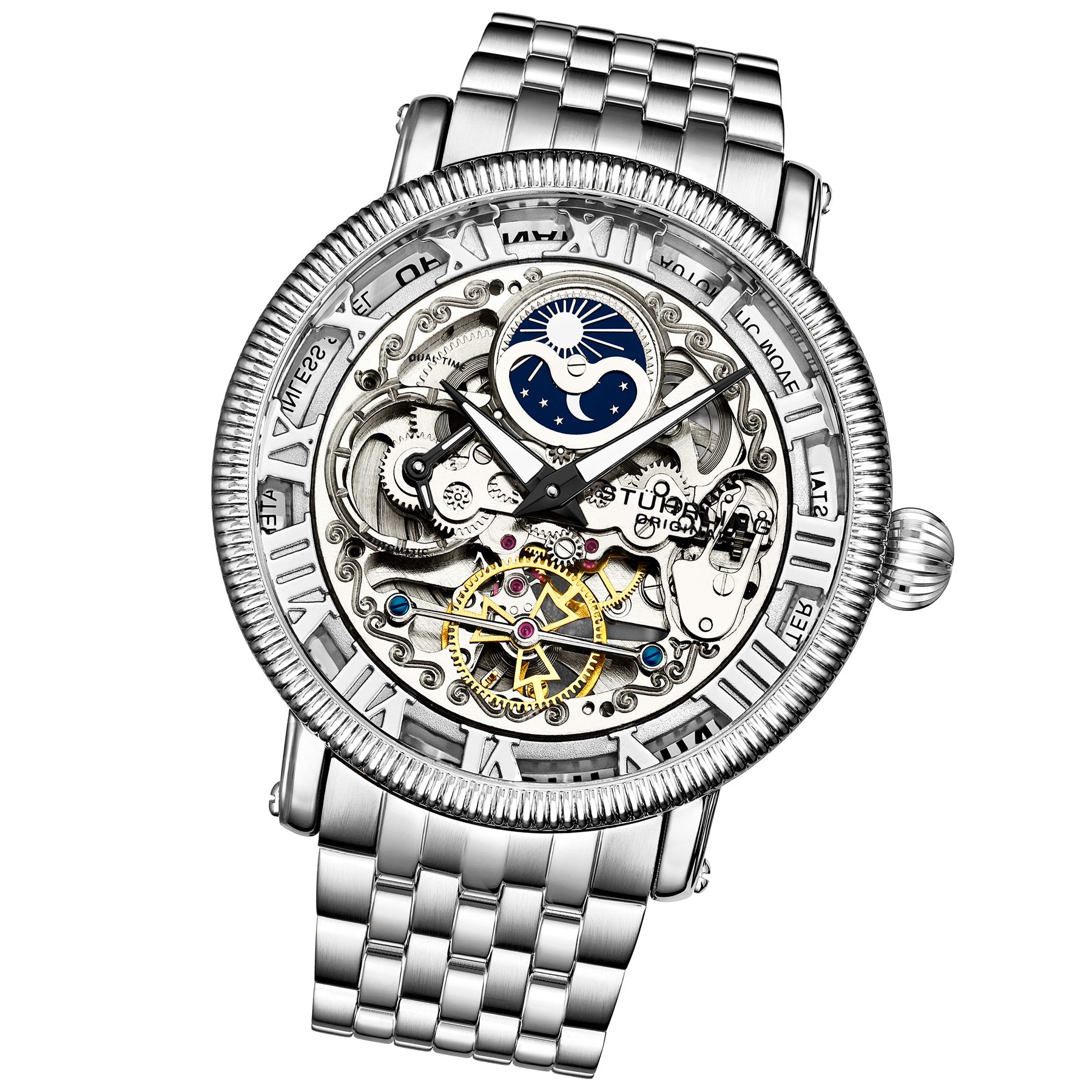 Special Reserve Automatic 48mm Skeleton Silver Silver/Stainless Steel | Silver Dial