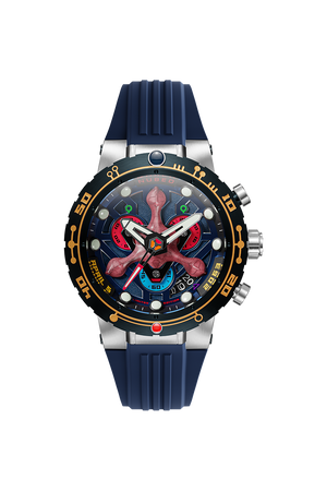 Opportunity Chronograph Star Trek First Contact Day Limited Edition Blue / Rubber | Blue Dial