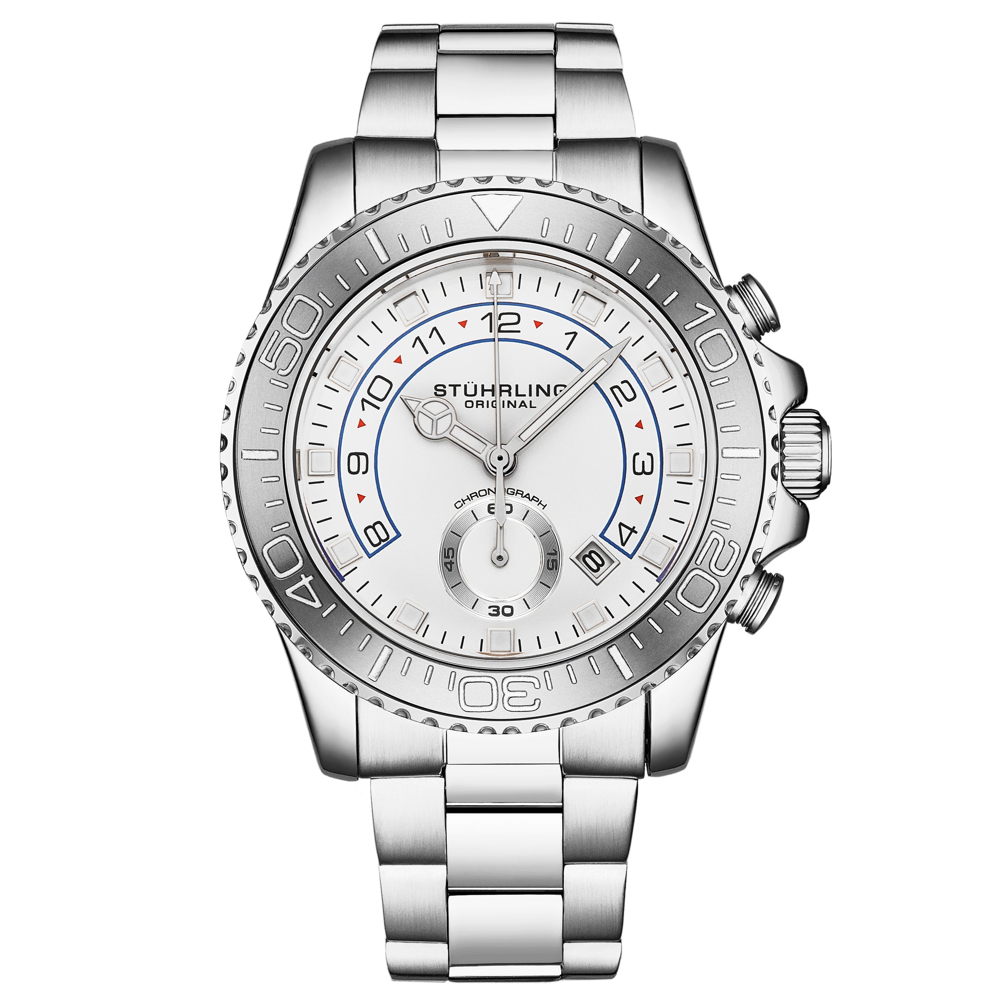 Aquadiver 3966 Silver/Stainless Steel | White Dial