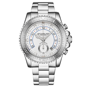 Aquadiver 3966 Silver/Stainless Steel | White Dial