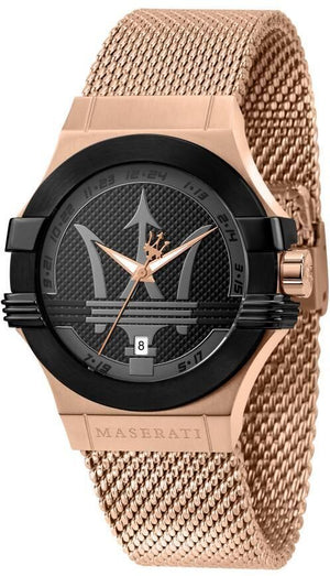 POTENZA Black / Stainless Steel | Black Dial
