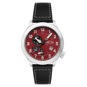 Altitude Retrograde Red / Leather | Red Dial