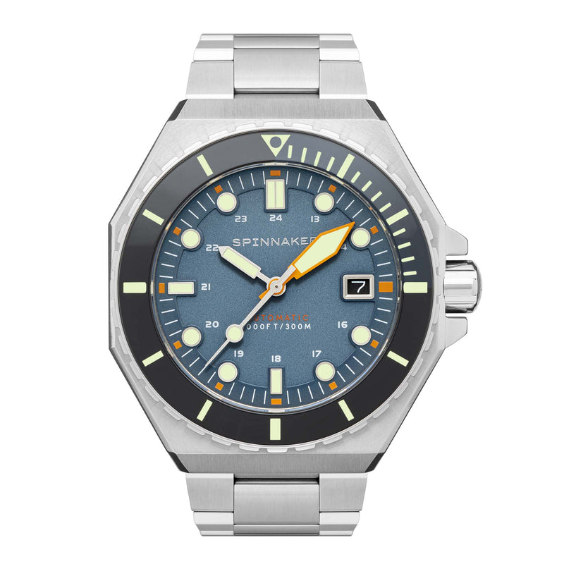 Dumas Blue / Black / Stainless Steel | Blue Dial