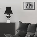 Self-Setting, Self-Adjusting, Wall Clock w/ Stand & 8 Time Zones atomic-self-setting-self-adjusting-wall-clock-w-stand-8-timezones
