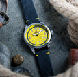 Aviatore Japan Quartz Yellow / Leather | Yellow Dial