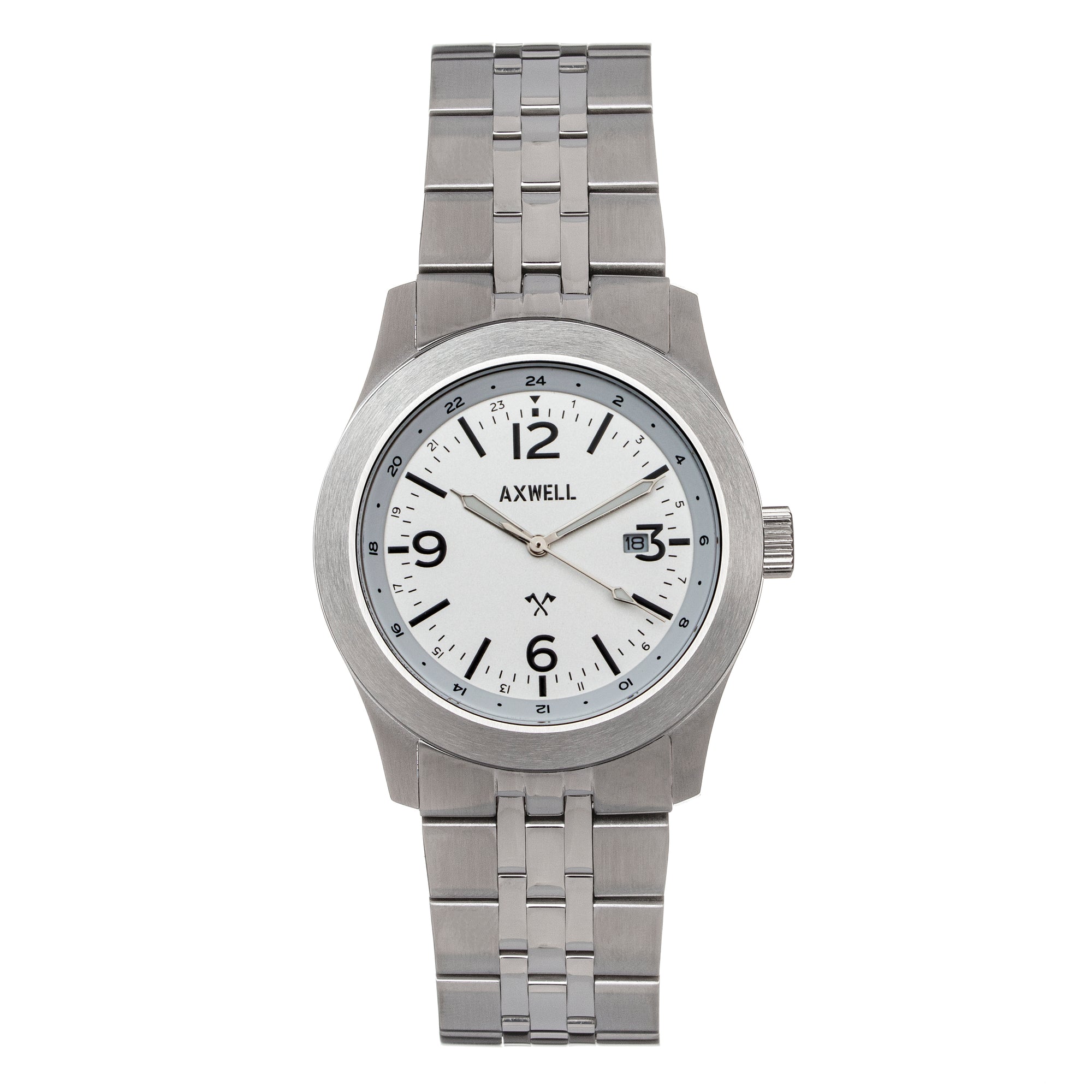 Marauder White White Dial