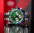 Accelero Rainbow Chronograph Green/Stainless Steel | Green Dial