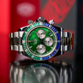 Accelero Rainbow Chronograph Green/Stainless Steel | Green Dial