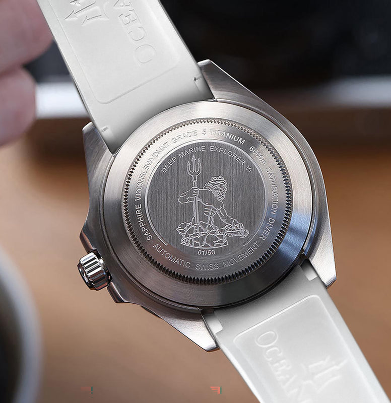 Deep Marine Explorer VI 6000m Grade 5 Titanium 6000m/WhiteDial | White Dial
